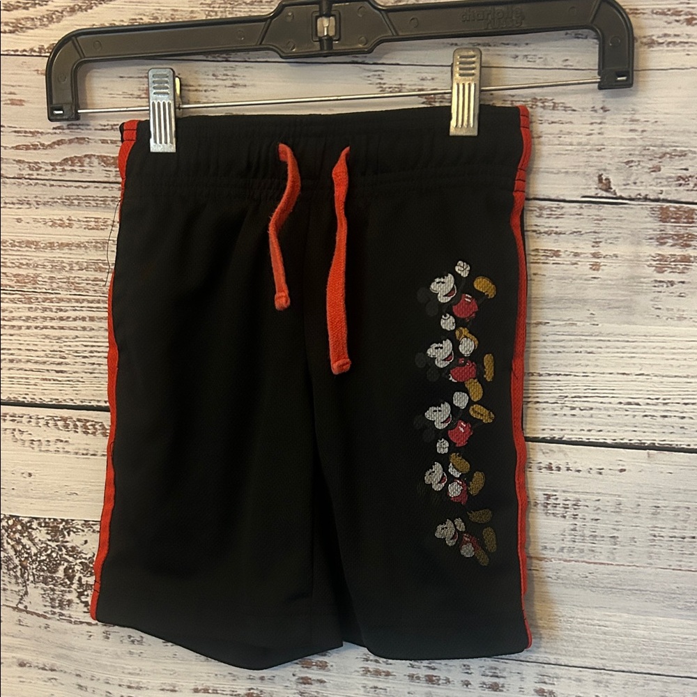 Kids Black Mickey Mouse shorts size XS